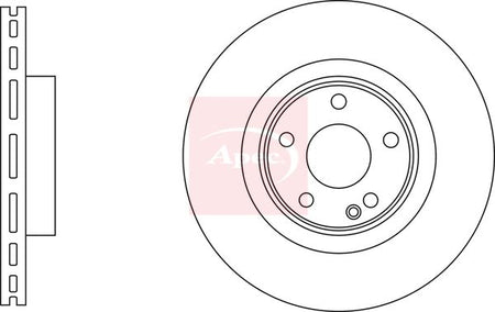 Apec DSK3229 Brake Disc - 1