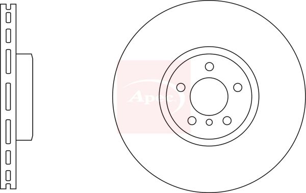 Apec DSK3232 Brake Disc - 1
