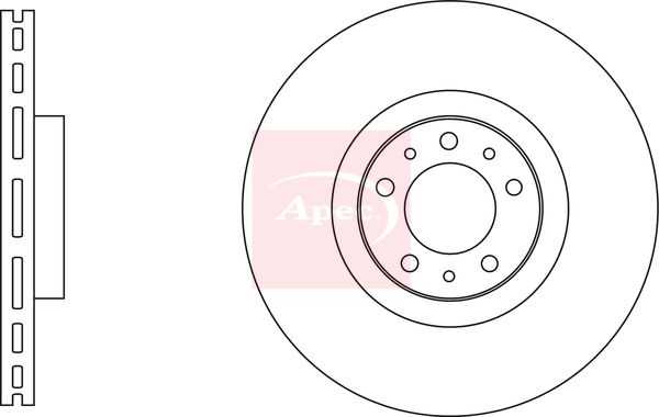 Apec DSK3233 Brake Disc - 1