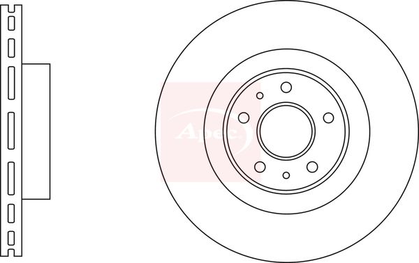 Apec DSK3240 Brake Disc - 1