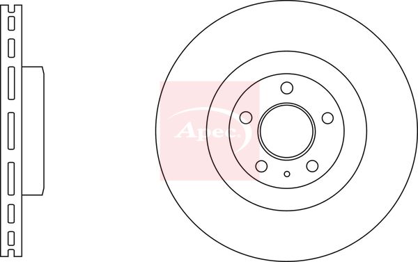 Apec DSK3242 Brake Disc - 1