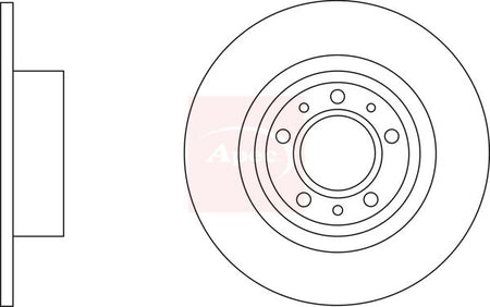 Apec DSK3246 Brake Disc - 1