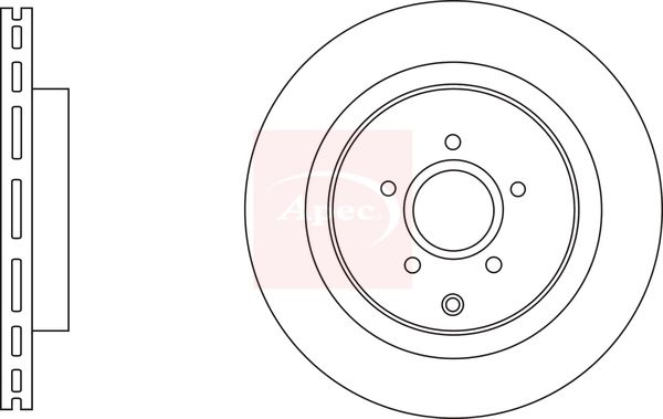 Apec DSK3247 Brake Disc - 1