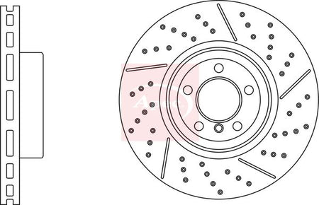 Apec DSK3248 Brake Disc - 1