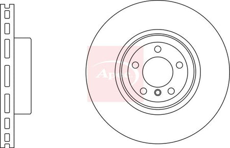 Apec DSK3250 Brake Disc - 1