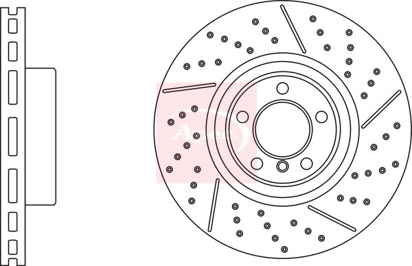 Apec DSK3251 Brake Disc - 1