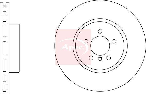 Apec DSK3254 Brake Disc - 1