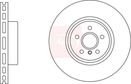 Apec DSK3255 Brake Disc - 1