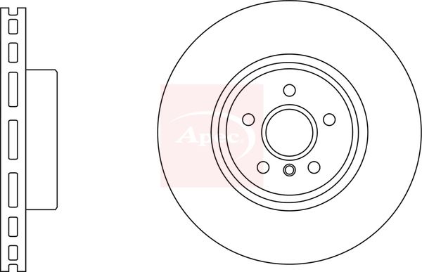 Apec DSK3255 Brake Disc - 1