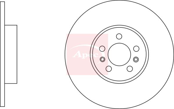 Apec DSK3259 Brake Disc - 2
