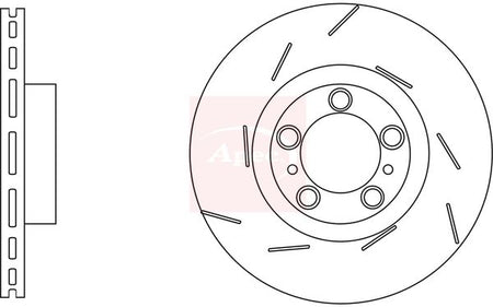Apec DSK3262 Brake Disc - 1