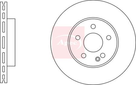Apec DSK3272 Brake Disc - 1