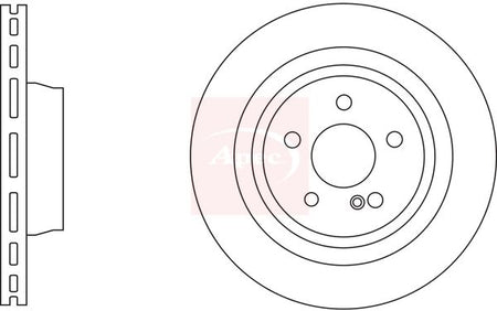 Apec DSK3274 Brake Disc - 1