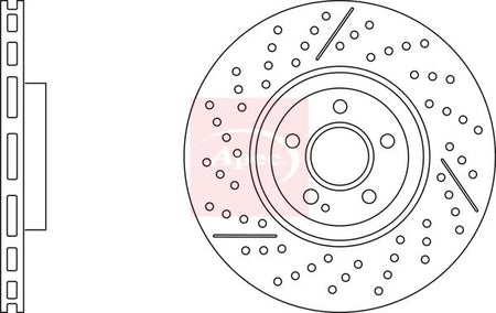 Apec DSK3279 Brake Disc - 1