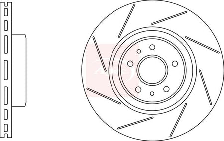 Apec DSK3287 Brake Disc - 1