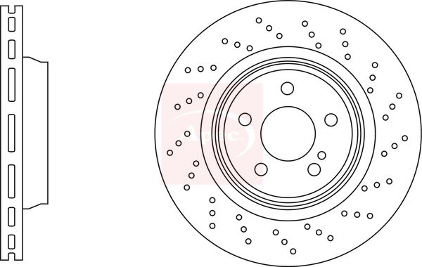Apec DSK3294 Brake Disc - 1