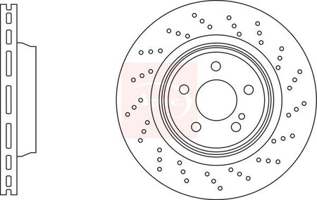 Apec DSK3294 Brake Disc - 1