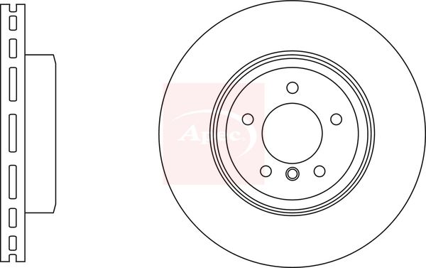 Apec DSK3301 Brake Disc - 1