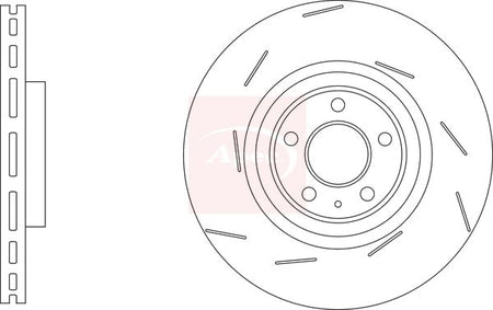 Apec DSK3303 Brake Disc - 1