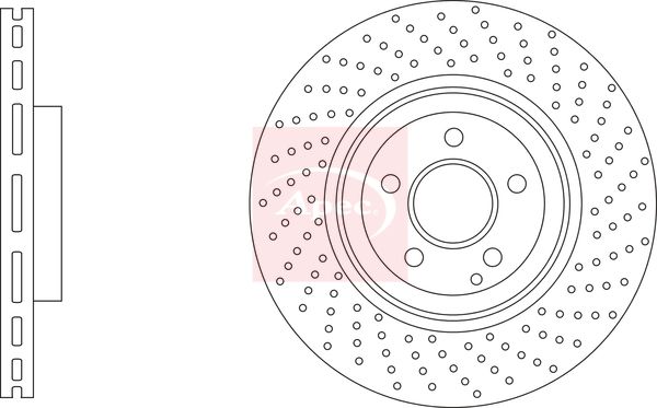 Apec DSK3310 Brake Disc - 1