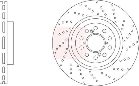 Apec DSK3315 Brake Disc - 1