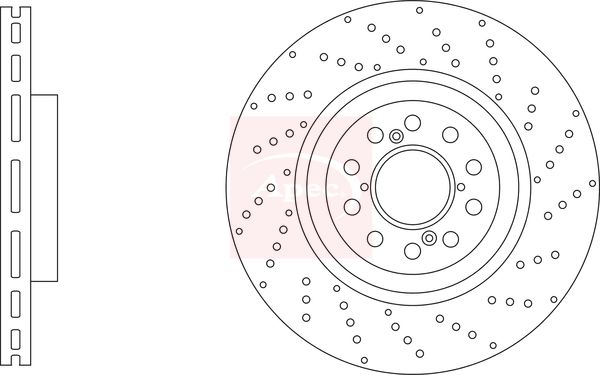 Apec DSK3315 Brake Disc - 1