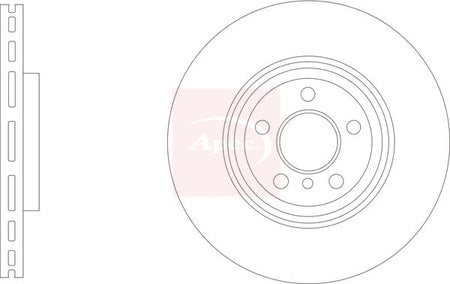 Apec DSK3324 Brake Disc - 1