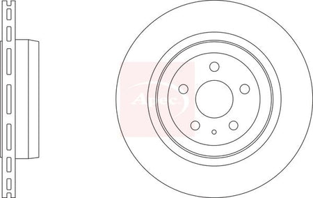 Apec DSK3333 Brake Disc - 1
