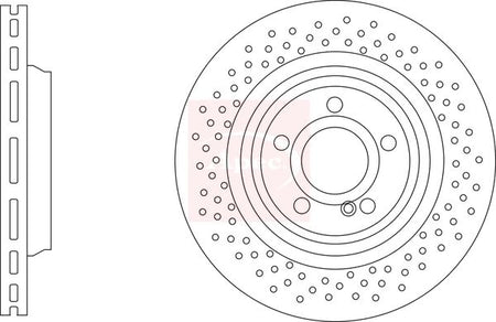 Apec DSK3344 Brake Disc - 1