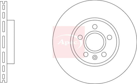 Apec DSK3363 Brake Disc - 1