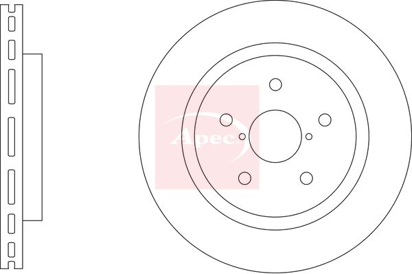 Apec DSK3396 Brake Disc - 1