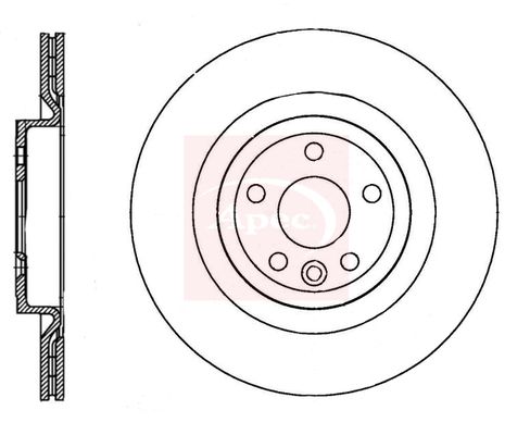 Apec DSK3400 Brake Disc - 1
