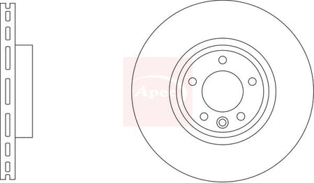 Apec DSK3492 Brake Disc - 1