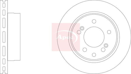 Apec DSK3501 Brake Disc - 1