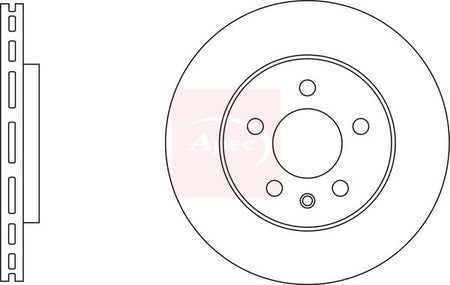 Apec DSK3515 Brake Disc - 1