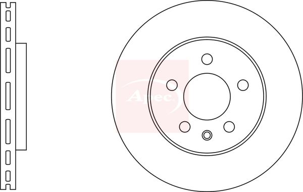 Apec DSK3515 Brake Disc - 1