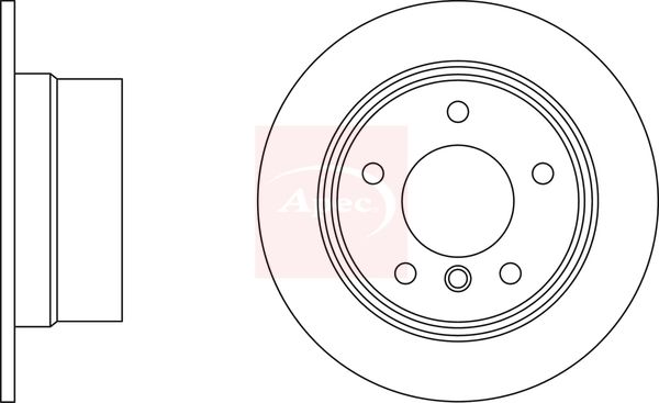 Apec DSK352 Brake Disc - 1