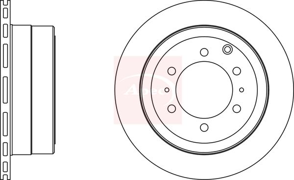 Apec DSK357 Brake Disc - 1