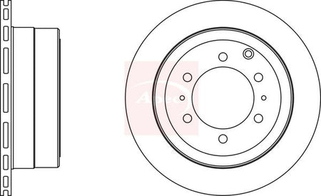 Apec DSK357 Brake Disc - 1