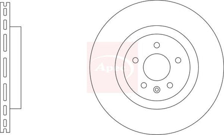 Apec DSK3632 Brake Disc - 1