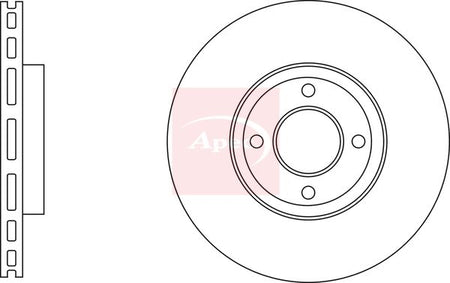 Apec DSK3700 Brake Disc - 1
