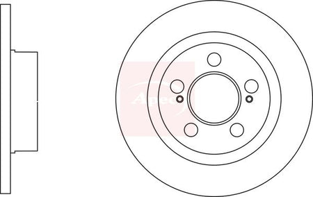 Apec DSK4103 Brake Disc - 1