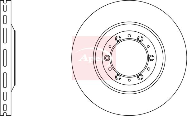 Apec DSK4185 Brake Disc - 2