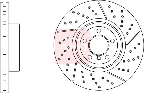 Apec DSK4204 Brake Disc - 1