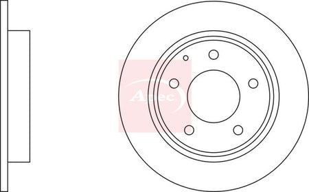 Apec DSK500 Brake Disc - 1