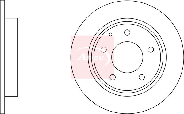 Apec DSK500 Brake Disc - 1