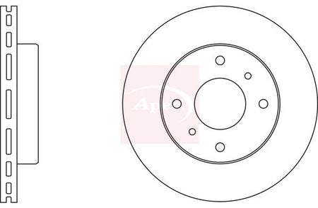 Apec DSK507 Brake Disc - 1
