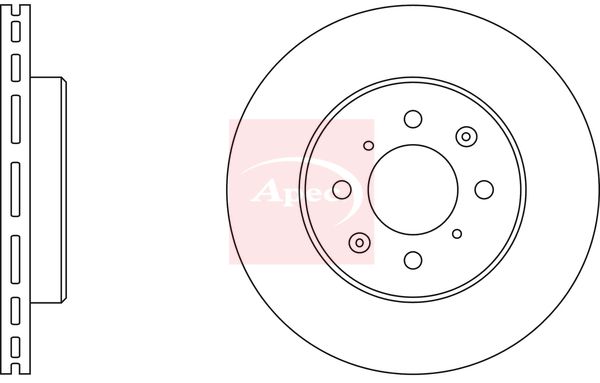 Apec DSK521 Brake Disc - 1