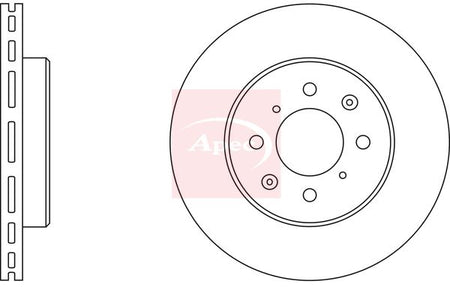 Apec DSK521 Brake Disc - 1