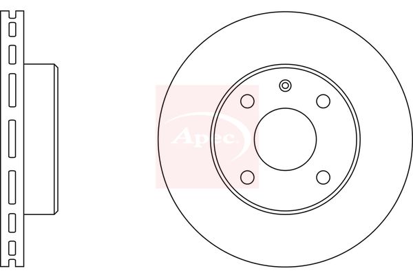 Apec DSK525 Brake Disc - 1